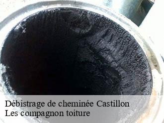 Débistrage de cheminée castillon-06500 Les compagnon toiture